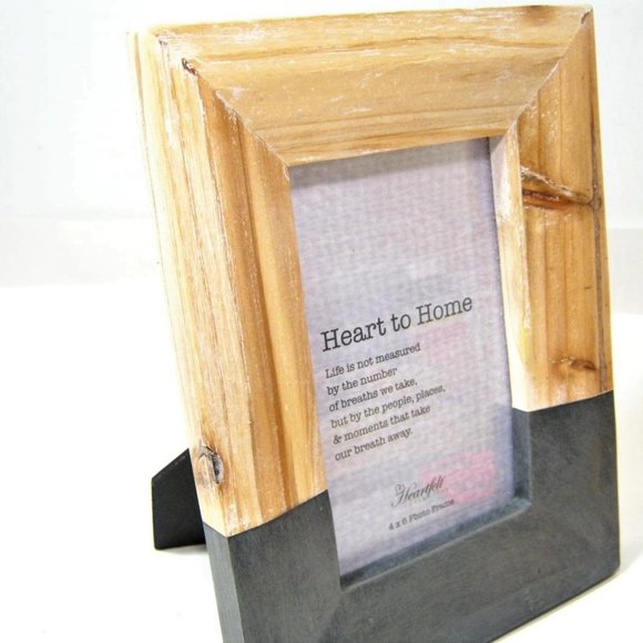 𝅺Solid natural Wood Photo Frame Picture Holder for 4x6 photo - Picture 3 of 4